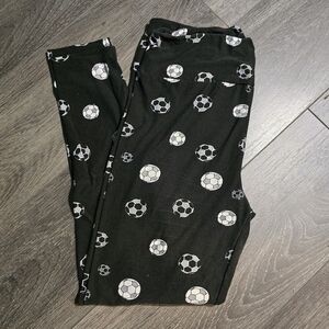 Soccer theme leggings size TC.